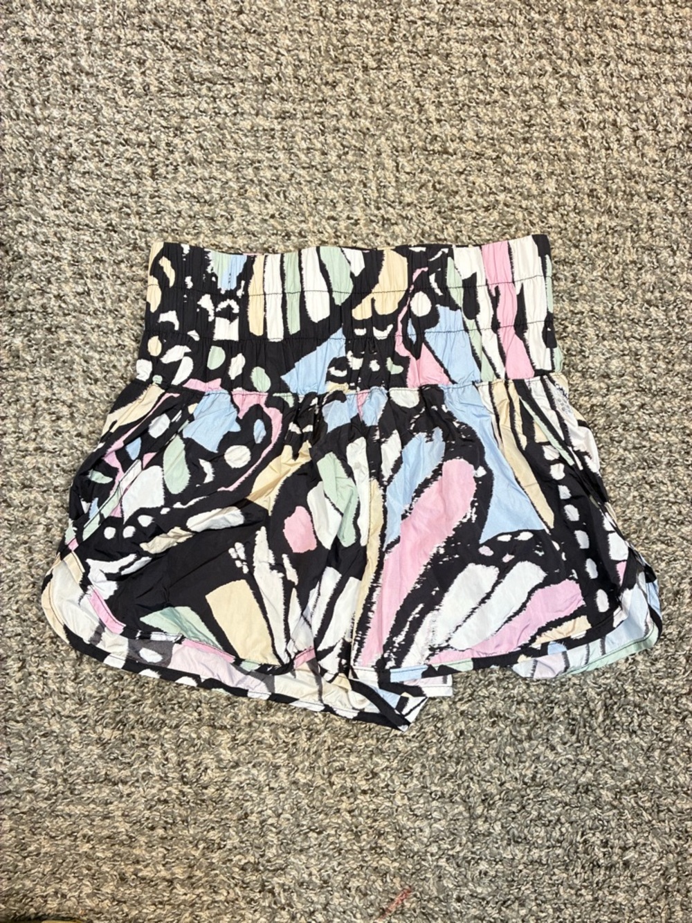 Free People Movement Way Home Butterfly Print Shorts - Picture 3 of 12